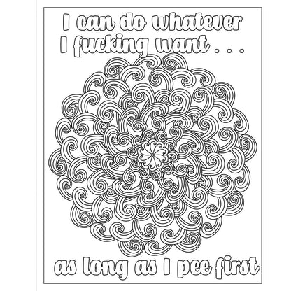 F*ck Menopause: A Sweary Coloring Book of Calming Mandalas for Cooling the Fire Within