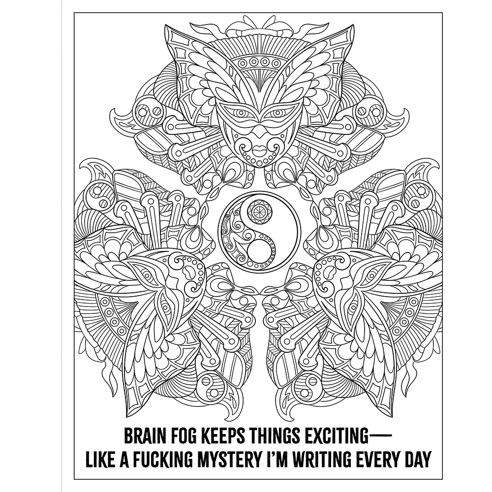 F*ck Menopause: A Sweary Coloring Book of Calming Mandalas for Cooling the Fire Within