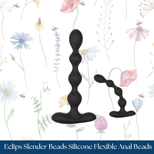 Eclips Vibrating Slender Beads Silicone Flexible Anal Beads
