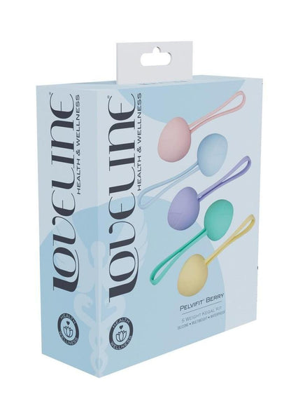 Loveline PelviFit Berry Multiweight Kegel Kit