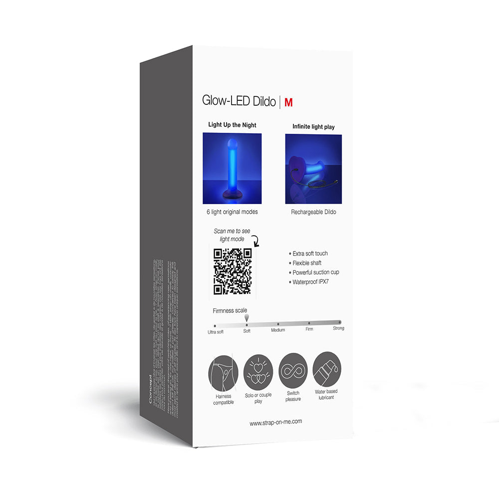 Strap-On-Me Glow-LED Dildo