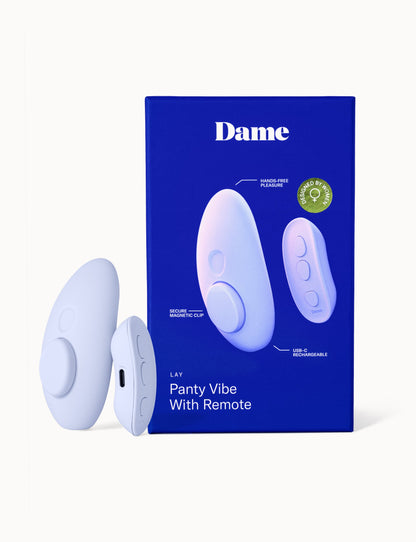 Dame Lay Panty Vibrator with Remote Control