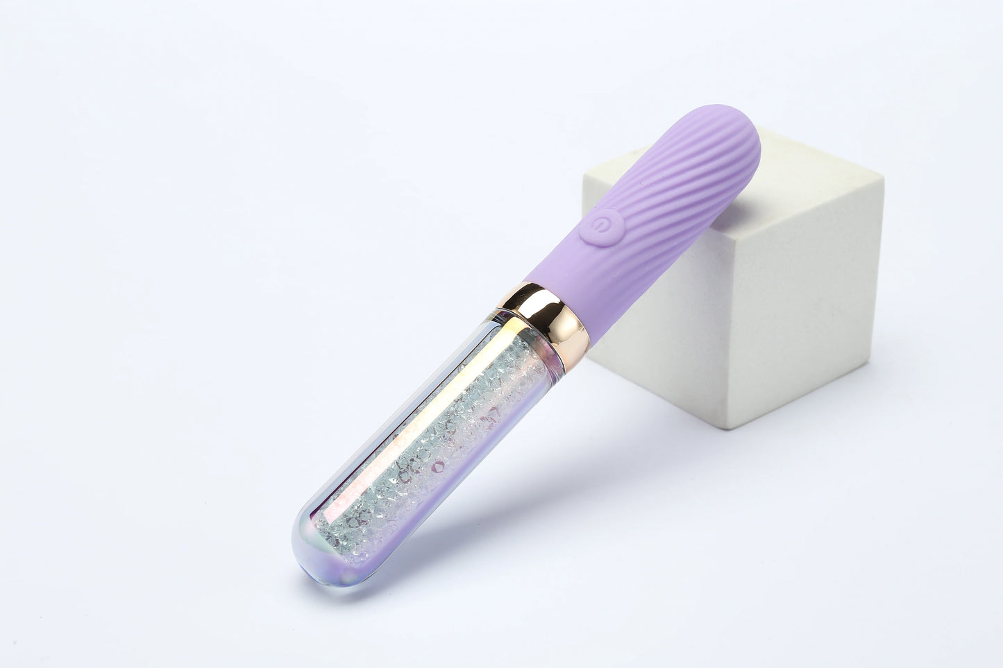 Cristal Diamond Glitter Glass Clitoral Vibrator