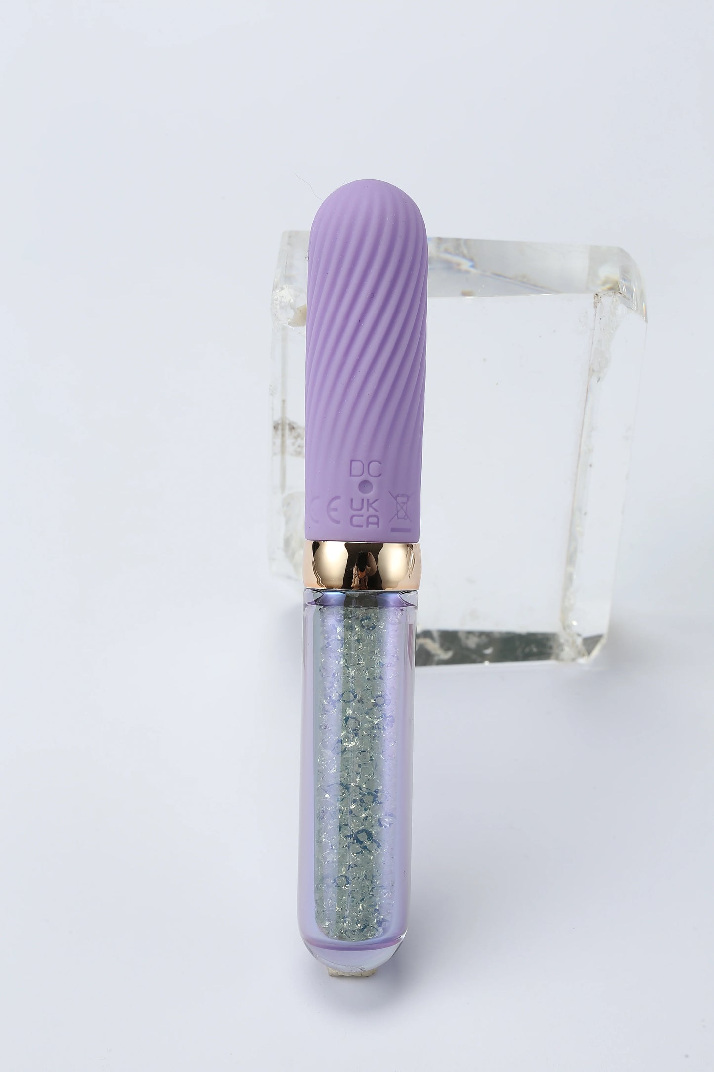 Cristal Diamond Glitter Glass Clitoral Vibrator