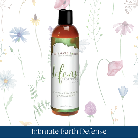 Intimate Earth Defense Protection Glide Water Based Lubricant Sea Kelp, Tea Tree Bark & Guava Bark