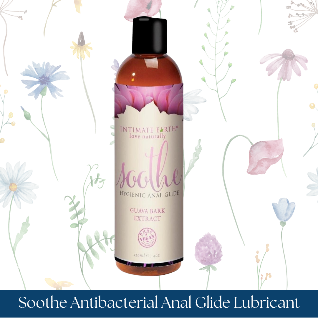 Intimate Earth Soothe Antibacterial Anal Glide Lubricant Guava Bark Extract