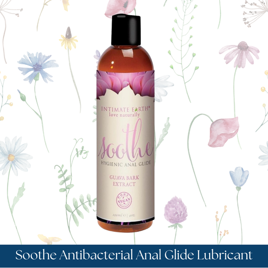 Intimate Earth Soothe Antibacterial Anal Glide Lubricant Guava Bark Extract