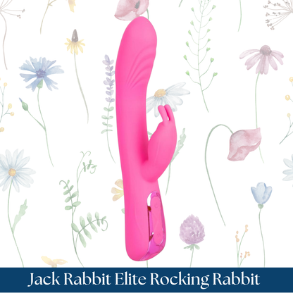 Jack Rabbit Elite Rocking Rabbit Silicone Rechargeable Rabbit Vibrator