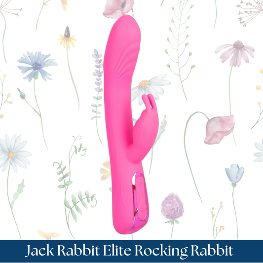 Jack Rabbit Elite Rocking Rabbit Silicone Rechargeable Rabbit Vibrator