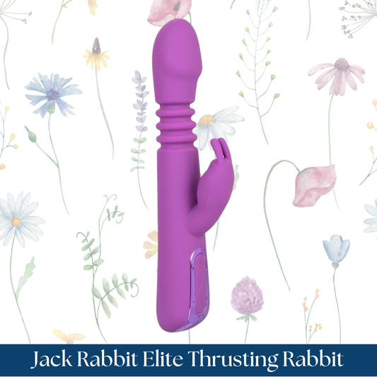 Jack Rabbit Elite Thrusting Rabbit Silicone Rechargeable Rabbit Vibrator
