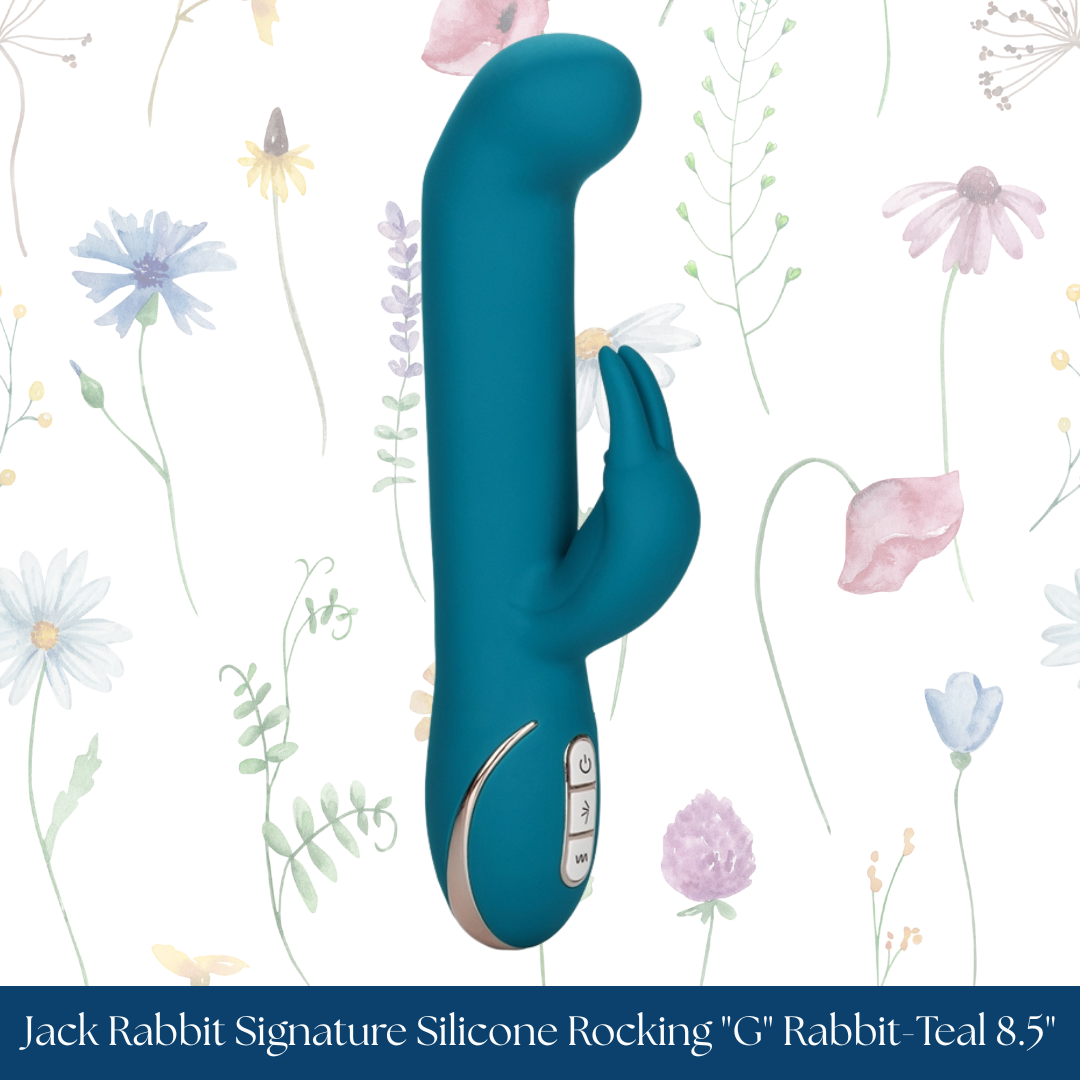 Jack Rabbit Signature Silicone Rocking "G" Rabbit-Teal 8.5"