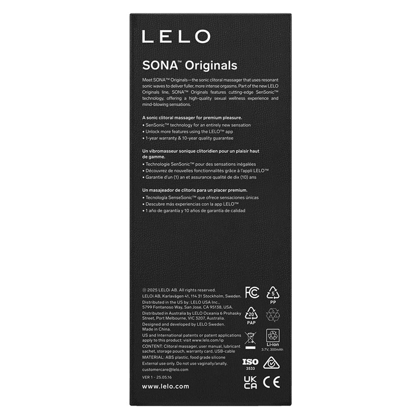 Lelo Originals Sona Purple