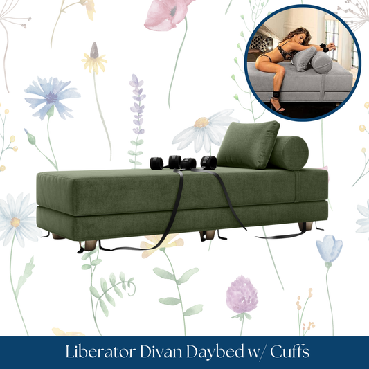 Black Label Divan Daybed with Cuffs