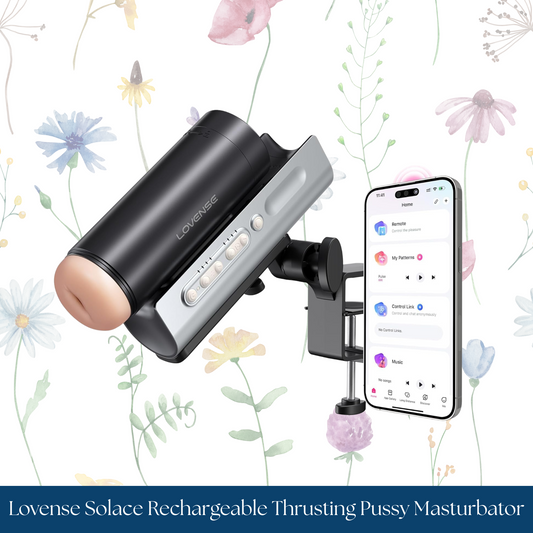 Lovense Solace Rechargeable Thrusting Pussy Masturbator