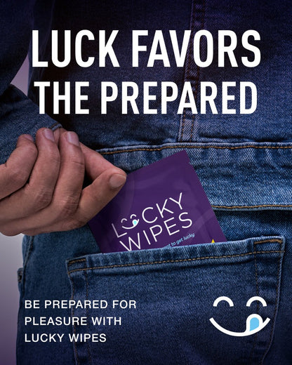 Sweetums Lucky Flavored Wipes 10-Pack - For Men