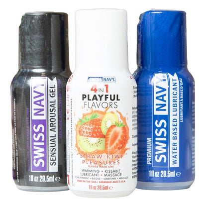 Swiss Navy Weekend Lubricants Fun Pack 1oz (3 per Pack)