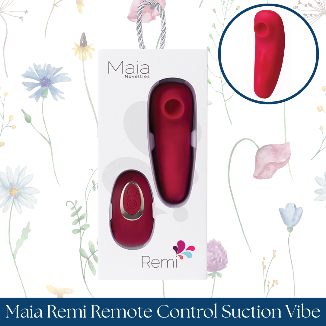 Maia Remi Remote Control Suction Vibe