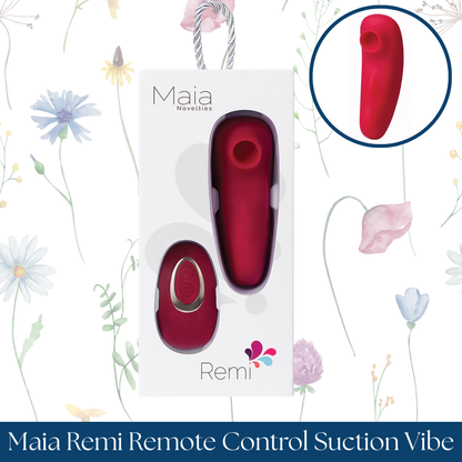 Maia Remi Remote Control Suction Vibe