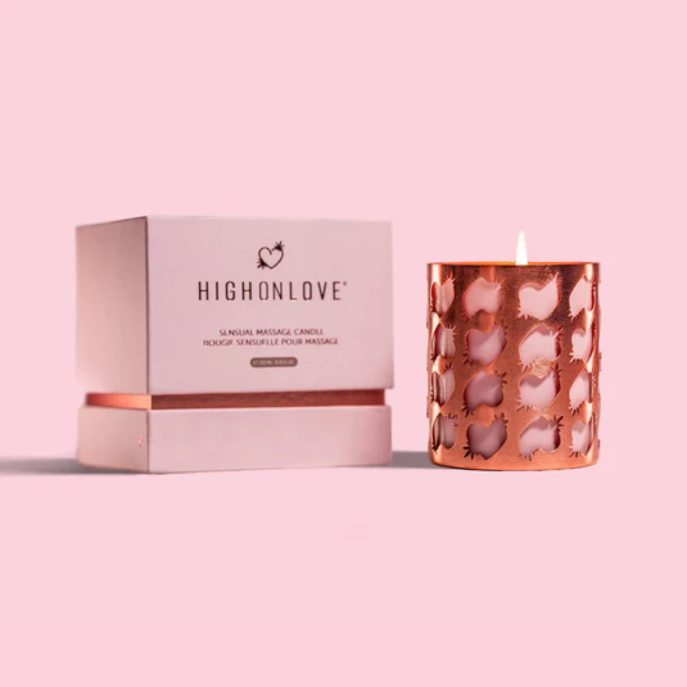 HighOnLove Massage Candle - Rose Bud