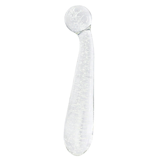 Firefly Glass G Spot Glow Wand-Clear Dildo