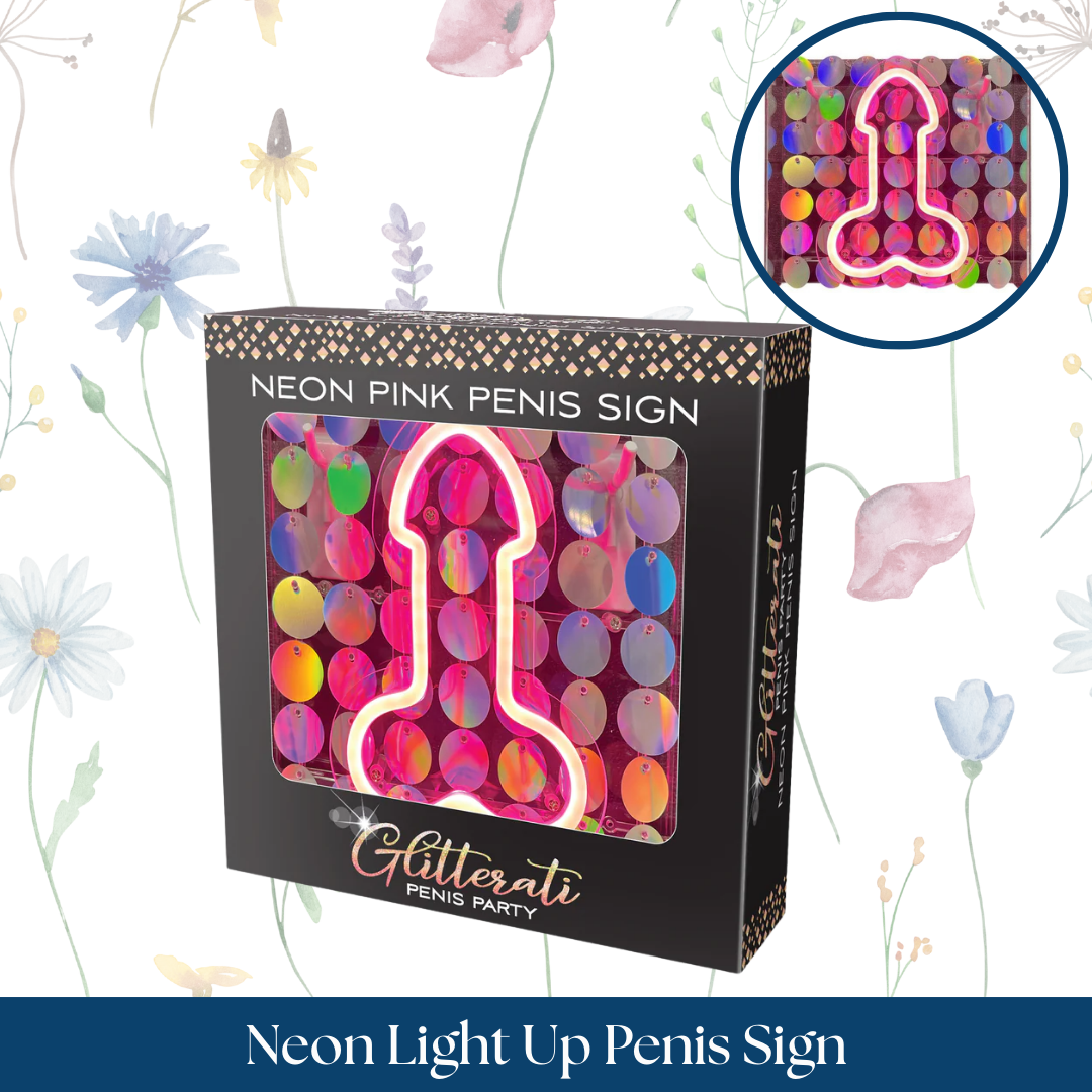 Neon Light Up Penis Sign