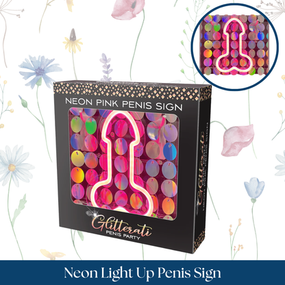 Neon Light Up Penis Sign