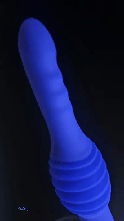 Overdrive Rechargeable Silicone Sex Machine Ridge Thruster with Remote Control