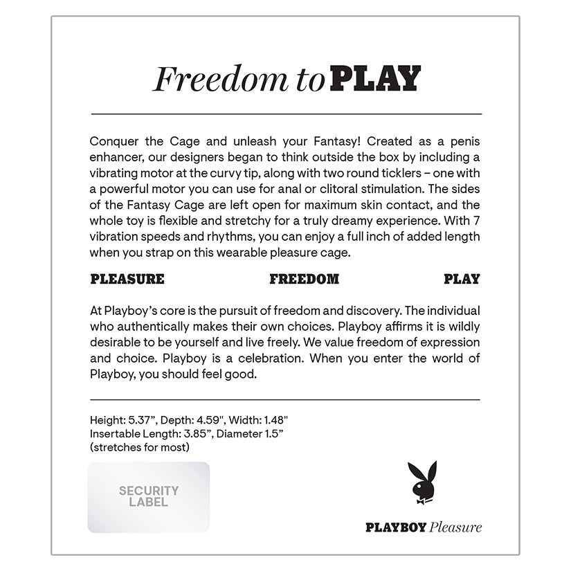 Playboy Fantasy Cage