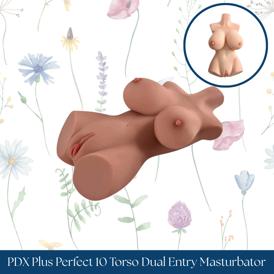 PDX Plus Perfect 10 Torso Dual Entry Masturbator