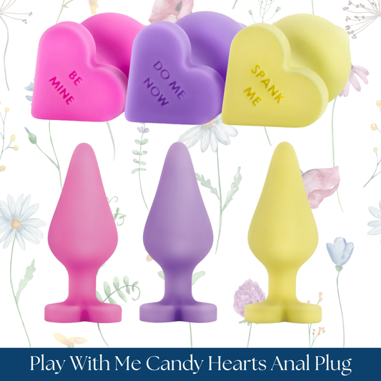 Play With Me Candy Hearts Anal Plug