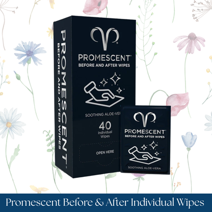 Promescent Before & After Individual Wipes 40-Pack