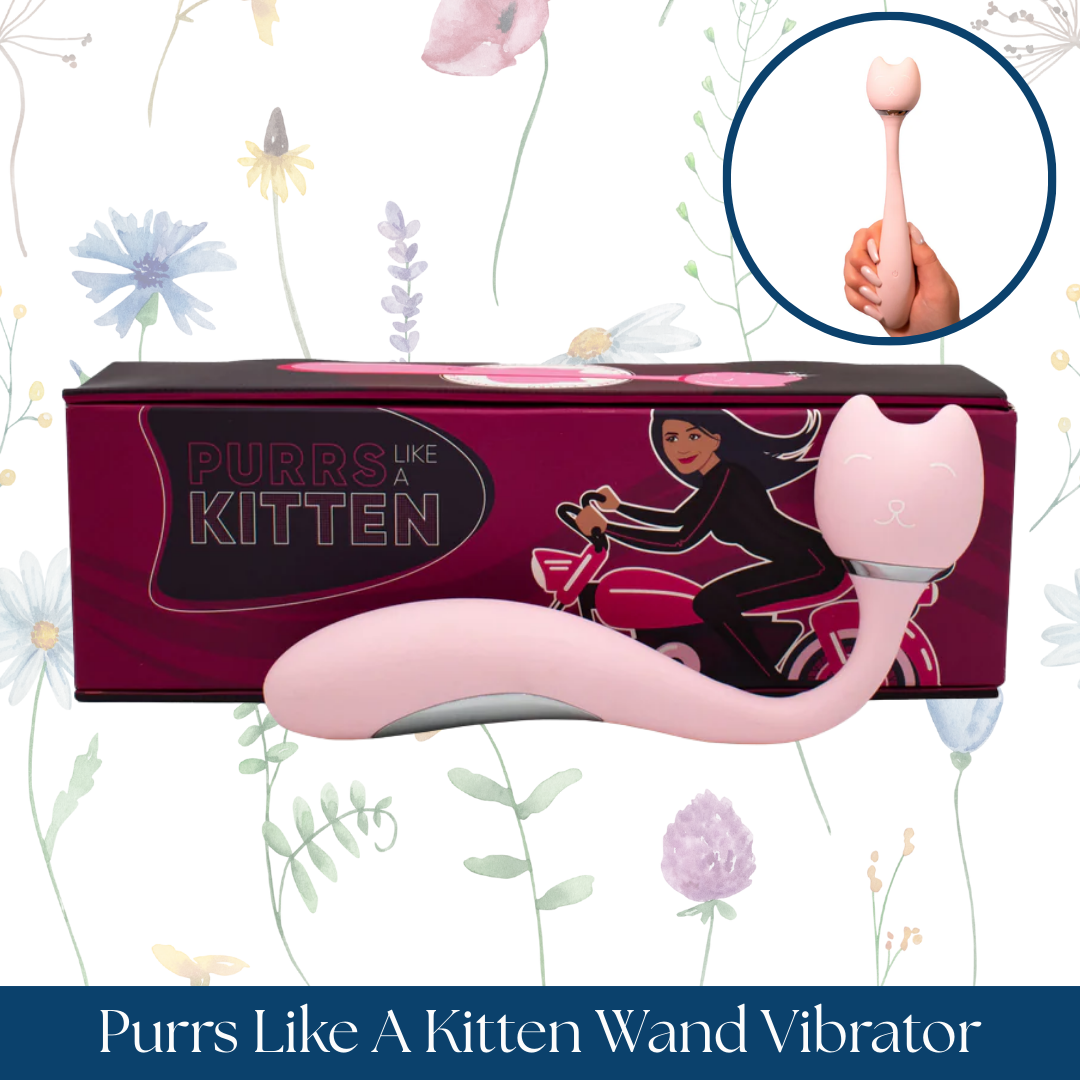 Purrs Like A Kitten Wand Vibrator
