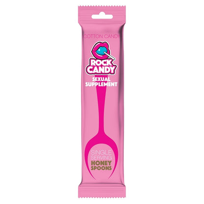 Rock Candy Honey Spoons Womens Sexual Supplement - Cotton Candy