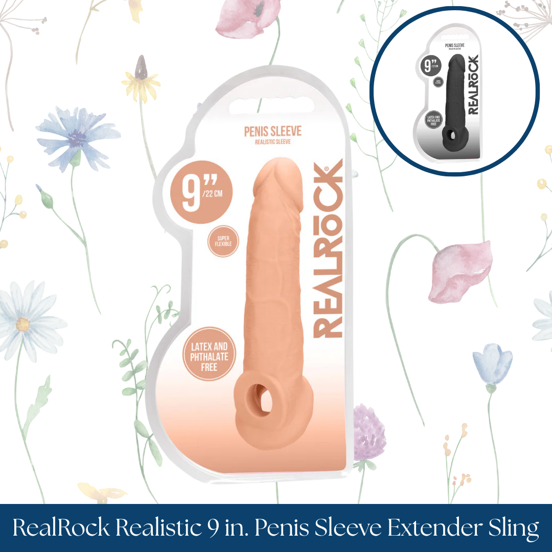 RealRock Realistic 9 in. Penis Sleeve Extender Sling