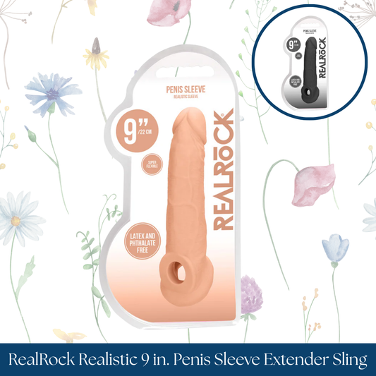 RealRock Realistic 9 in. Penis Sleeve Extender Sling