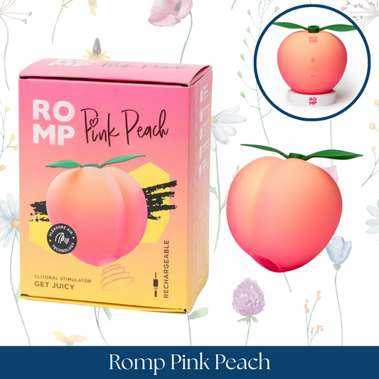 Romp Pink Peach Rechargeable Silicone Vibrator