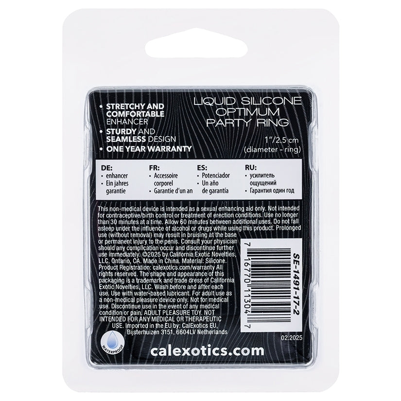 Alpha Liquid Silicone Optimum Party Ring