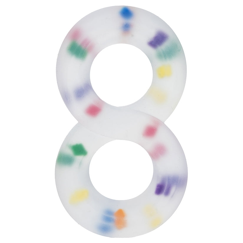 Alpha Liquid Silicone Crazy 8 Party Ring