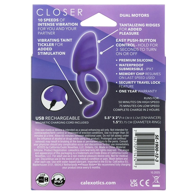 Closer Intimate Rechargeable Ring Passion