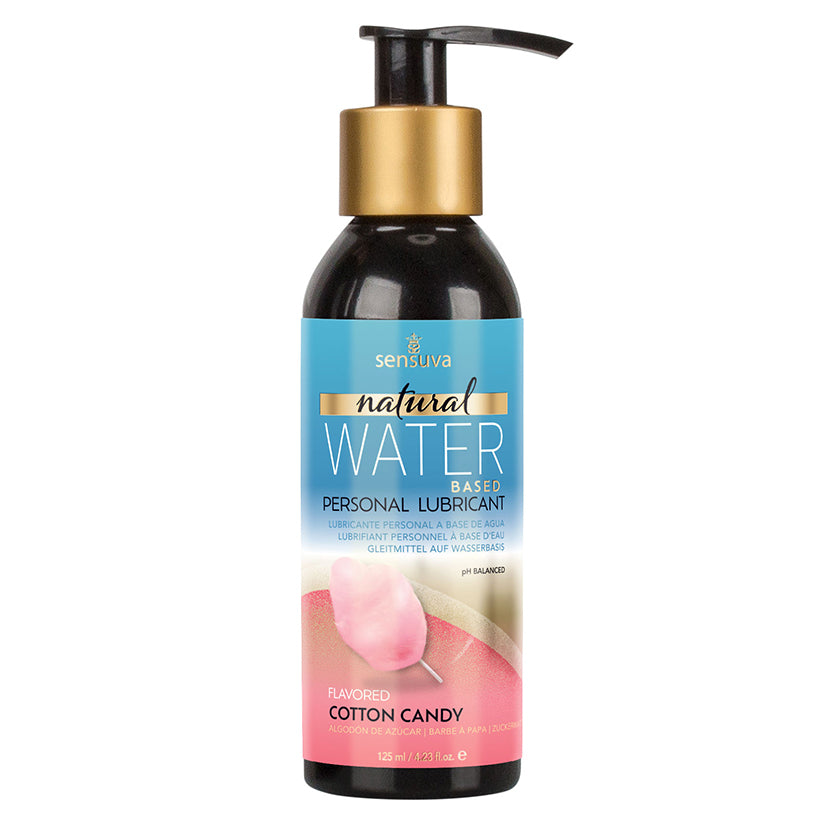 Sensuva Natural Water Based Cotton Candy Lubricant