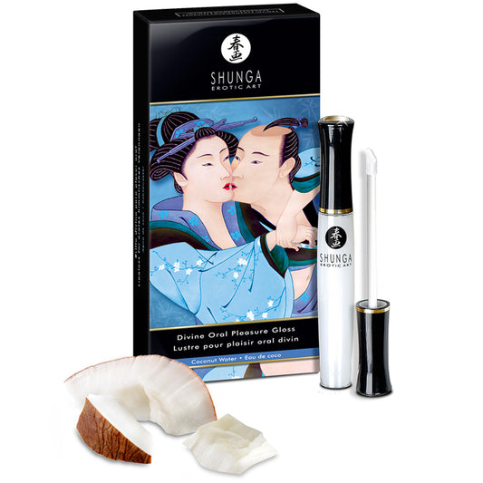 Shunga Divine Oral Pleasure Gloss - Coconut Water