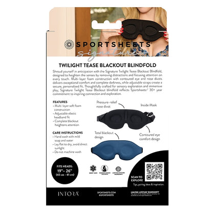 Sportsheets Signature Blackout Blindfold