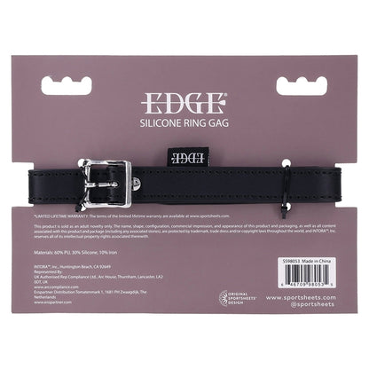 Edge Silicone Ring Gag