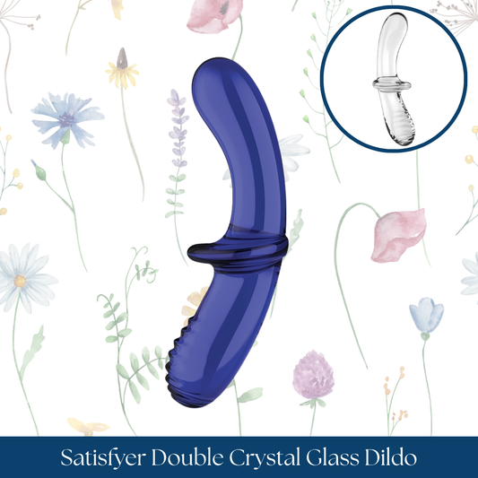Satisfyer Double Crystal Glass Dildo