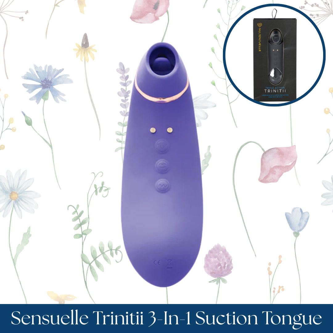 Sensuelle Trinitii 3-In-1 Suction Tongue