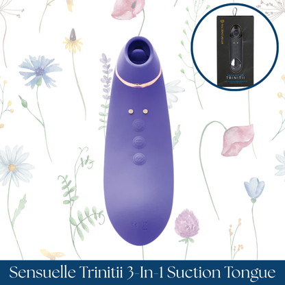 Sensuelle Trinitii 3-In-1 Suction Tongue