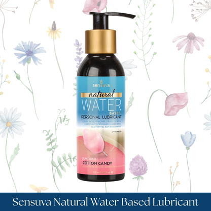 Sensuva Natural Water Based Cotton Candy Lubricant
