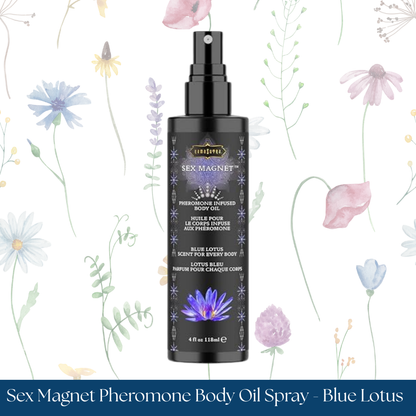 Sex Magnet Pheromone Body Oil Spray - Blue Lotus