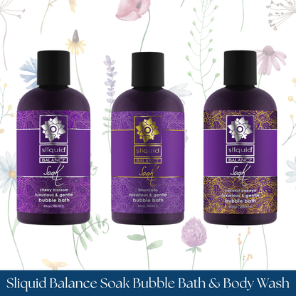 Sliquid Balance Soak Bubble Bath & Shower Gel