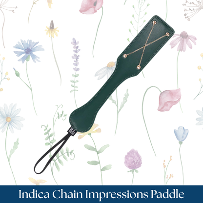 Sportsheets Sex & Mischief Indica Chain Impressions Paddle